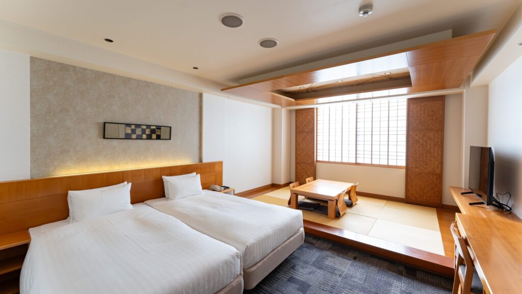 我が家も泊まったデラックスツインのお部屋！