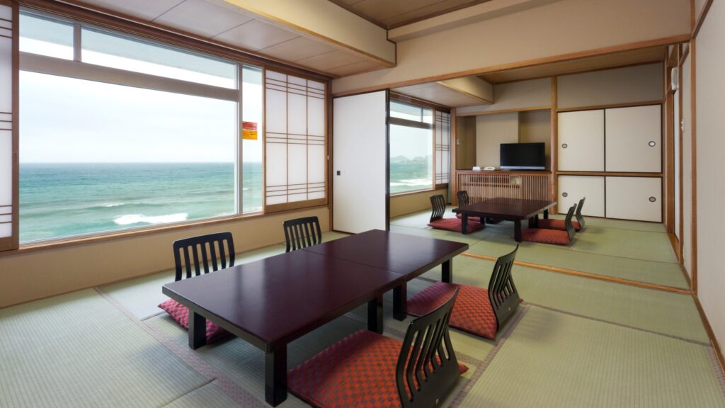 部屋からのオーシャンビューの景色が大好評！