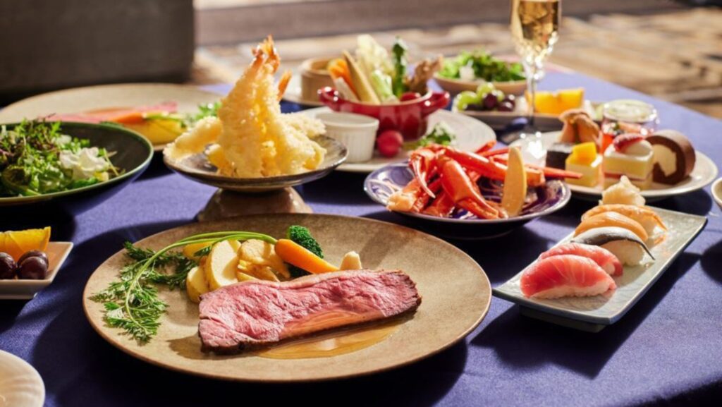 夜のビュッフェ！