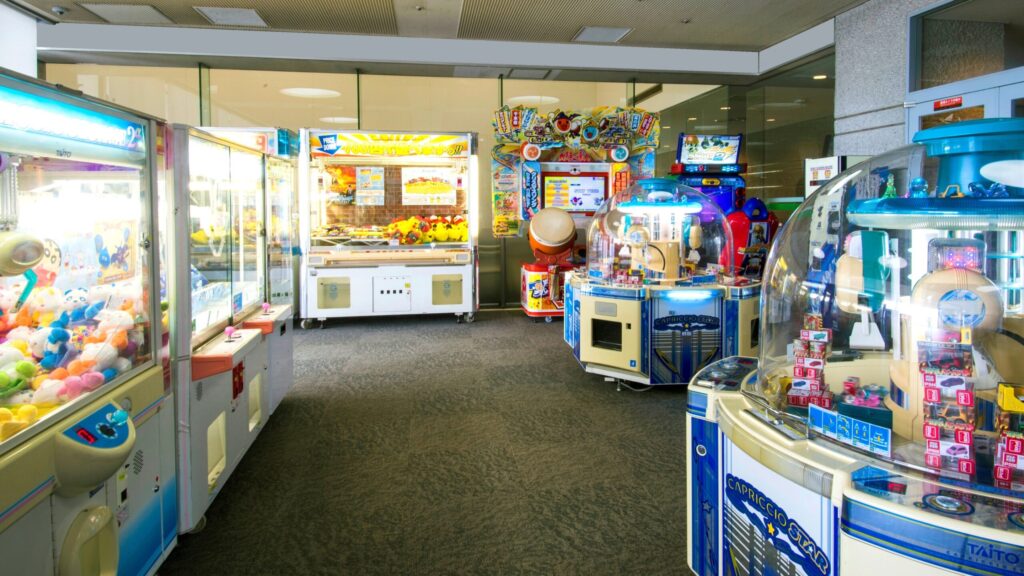 ゲームコーナーもあり!