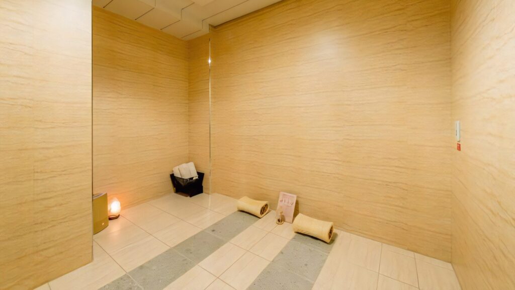 岩盤浴がついているお部屋も！