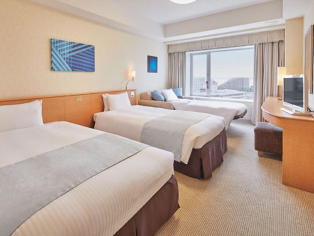 一番狭い部屋でも38平米あるので4人でも広々！