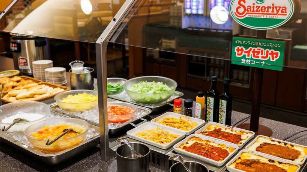 サイゼリアの朝食ビュッフェ
