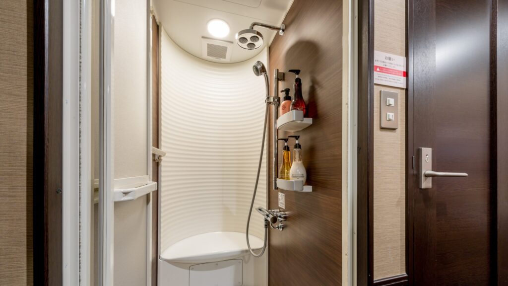 12平米のお部屋はシャワーのみ