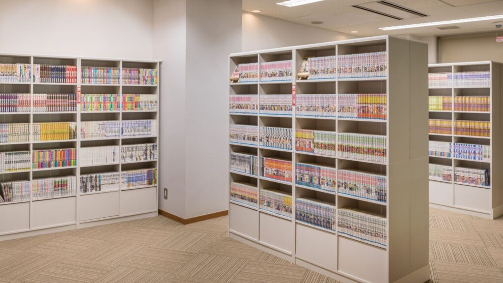 クアリゾート湯舟沢にあるコミックコーナー