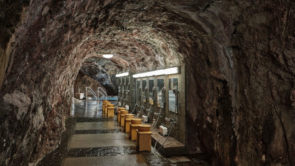 忘帰洞の洗い場も素敵!