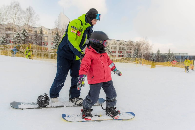 ルスツリゾートのスキーレッスン