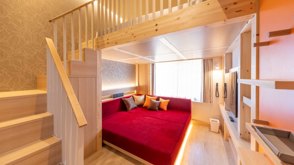 ロフト付きのお部屋(21平米)