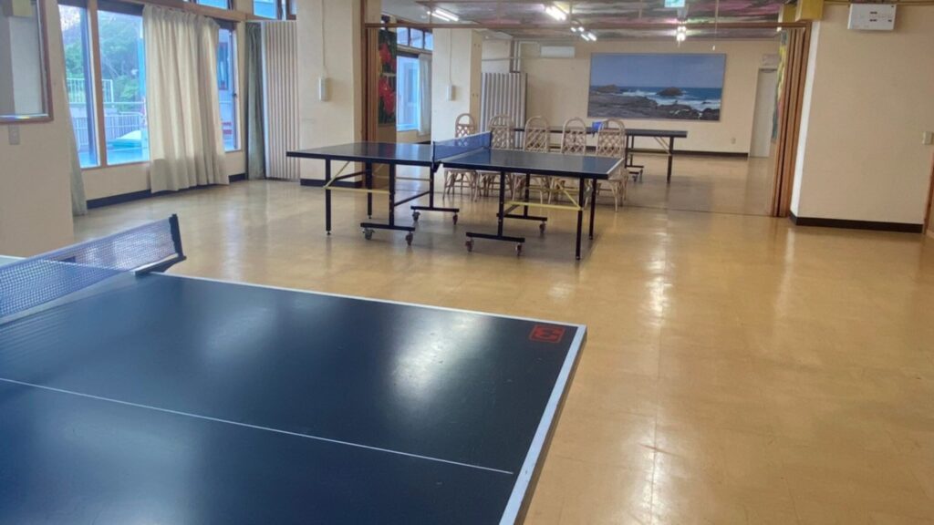 卓球台あり!