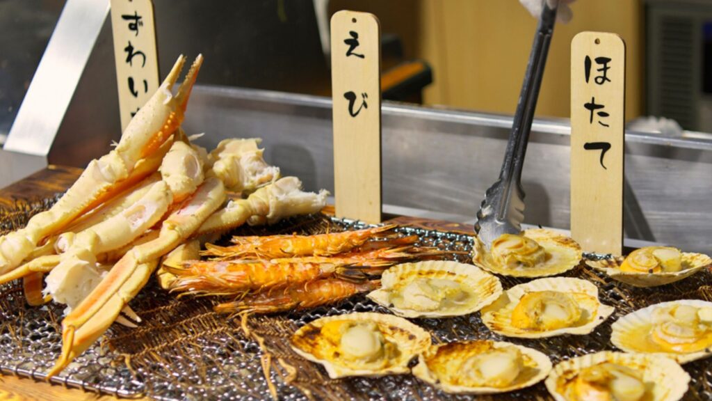 夕食ビュッフェ！