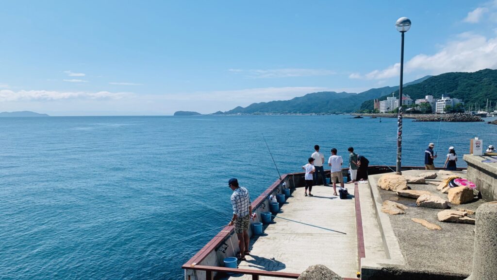 人気のファミリー向けの釣り場