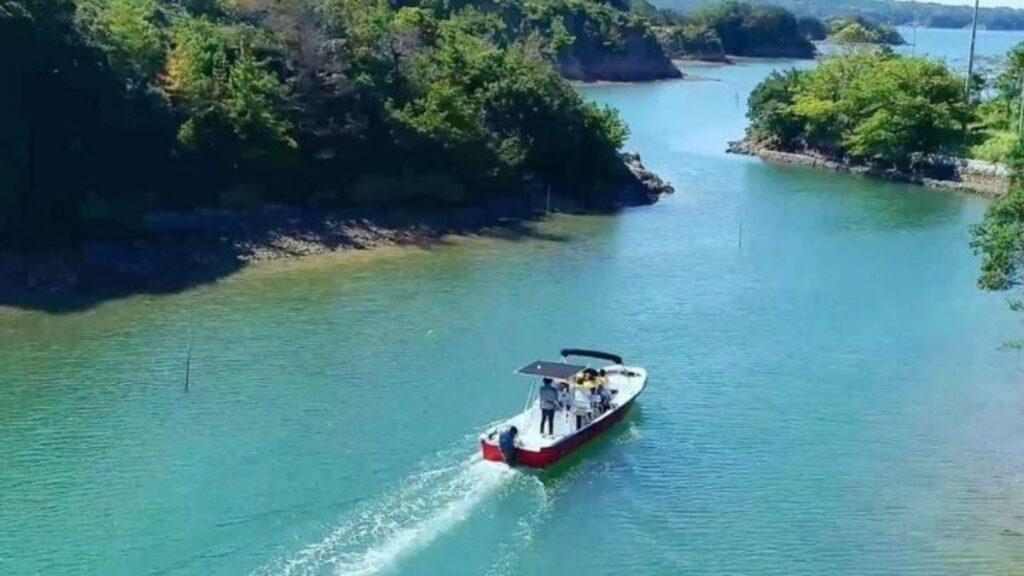 片道約10分、賢島から志摩地中海村までの海上タクシー