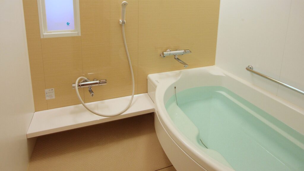 全部屋独立しているお風呂が嬉しい!
