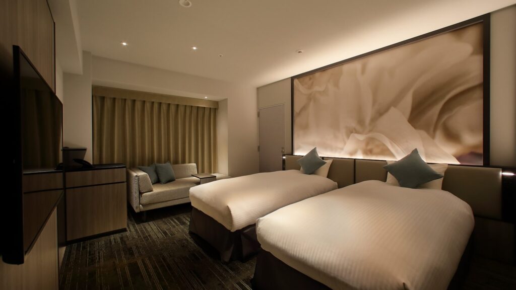 落ち着いた感じのお部屋