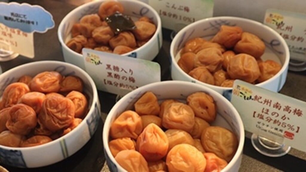 何種類もある梅干し！
