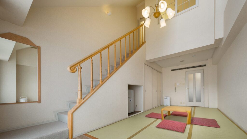 子供が喜ぶメゾネットルームもあり！