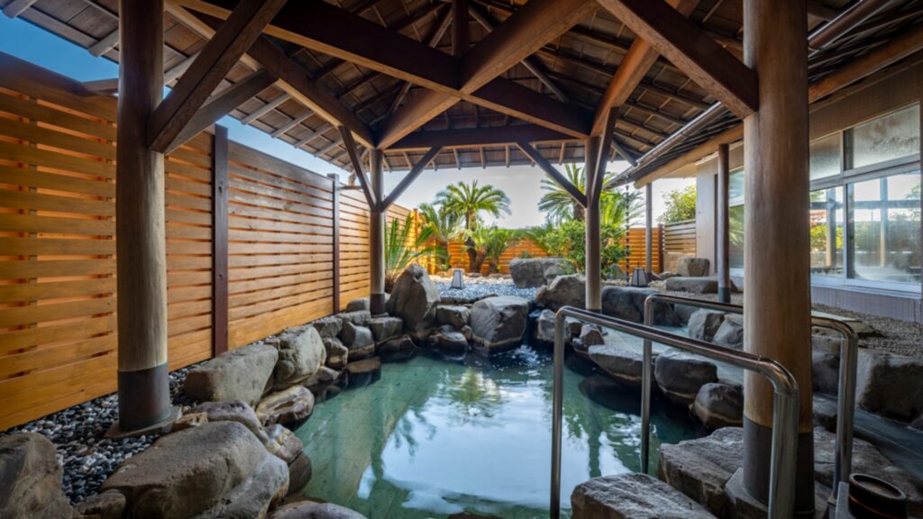 大浴場には露天風呂もあり！