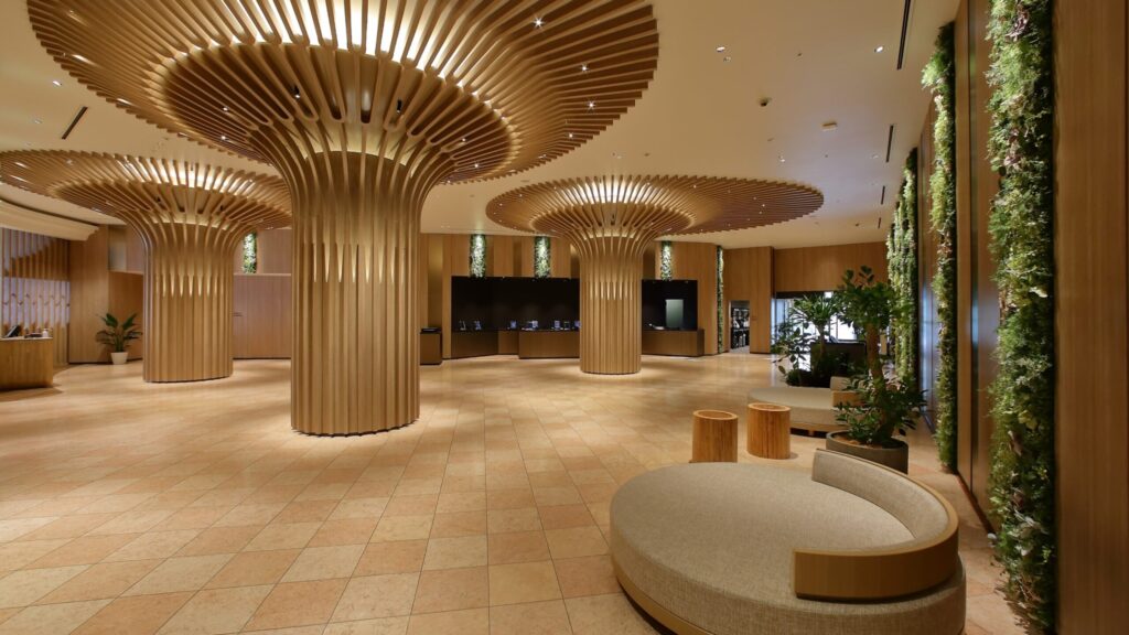 オリエンタルホテルのロビー