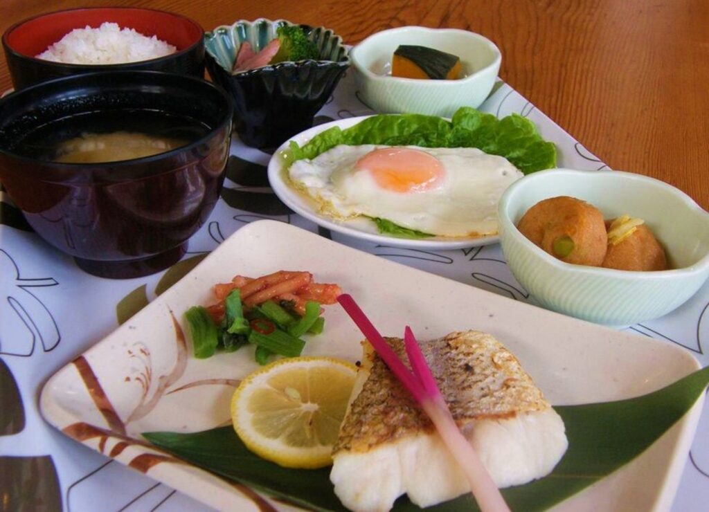 朝食はこんな感じ！