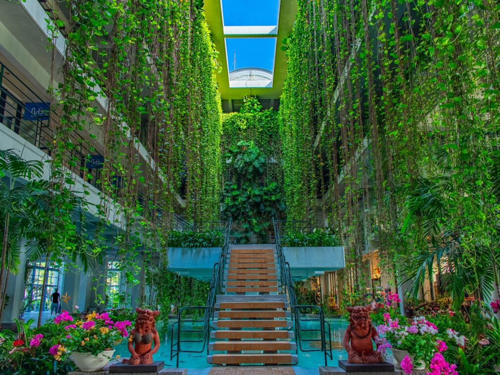 ムーンビーチのアトリウム